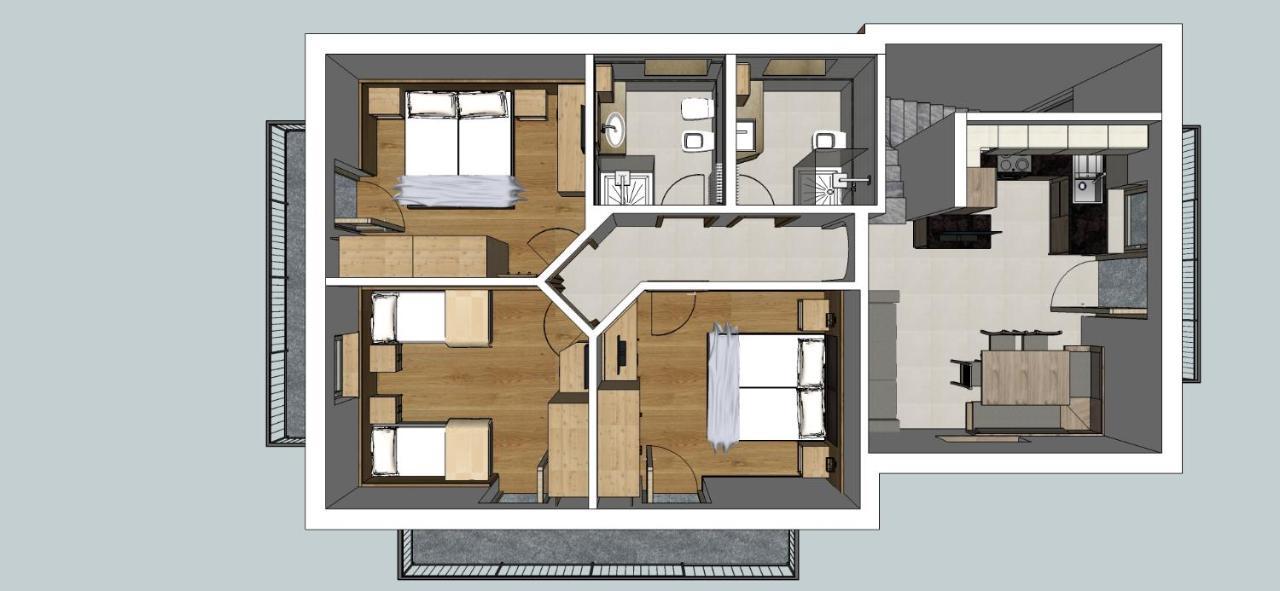 Fiemme Home Mountain Apartment Tesero Dış mekan fotoğraf