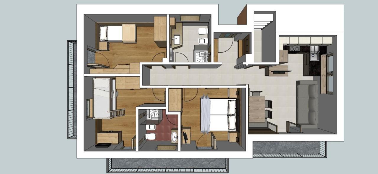 Fiemme Home Mountain Apartment Tesero Dış mekan fotoğraf